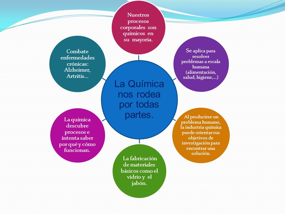 Nuestros procesos corporales son químicos en su mayoría.