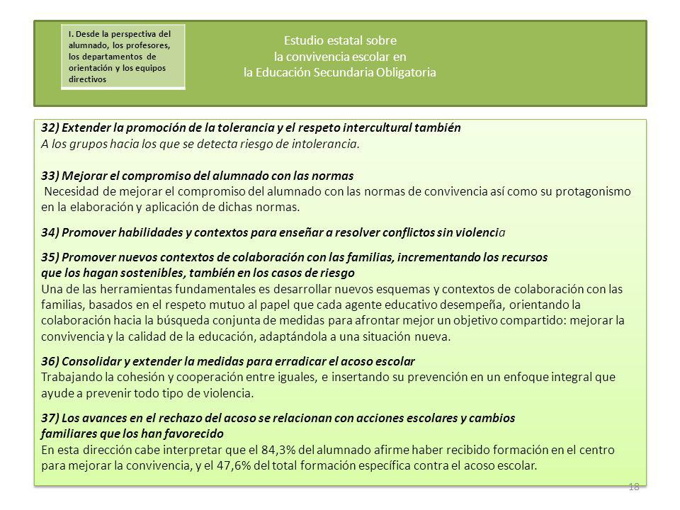 Estudio estatal sobre la convivencia escolar en la Educación Secundaria Obligatoria