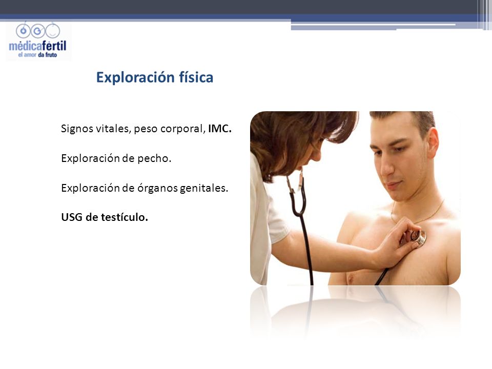 Exploración física Signos vitales, peso corporal, IMC.