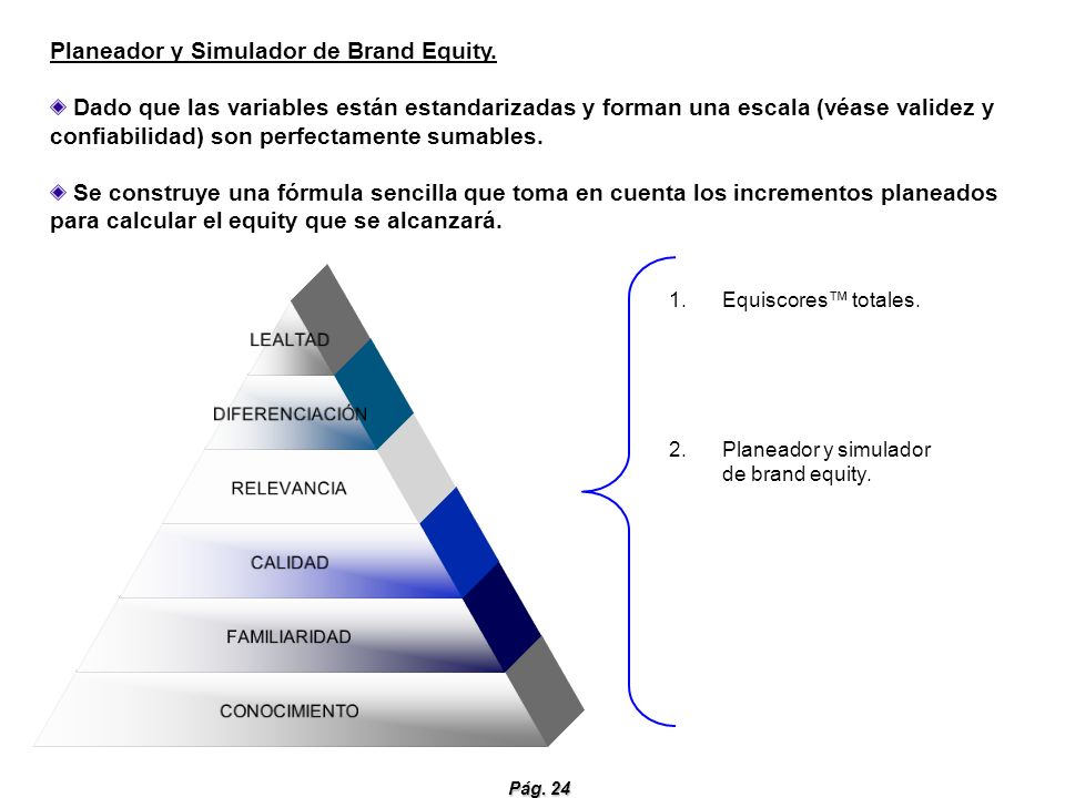Planeador y Simulador de Brand Equity.