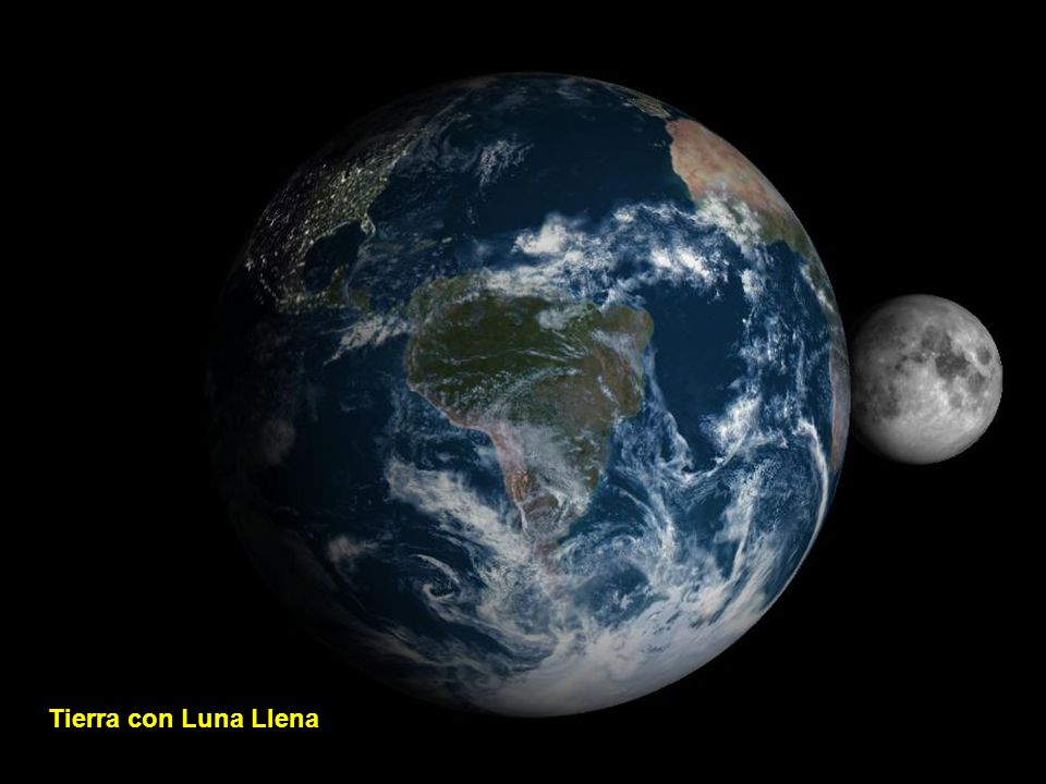 Tierra con Luna Llena