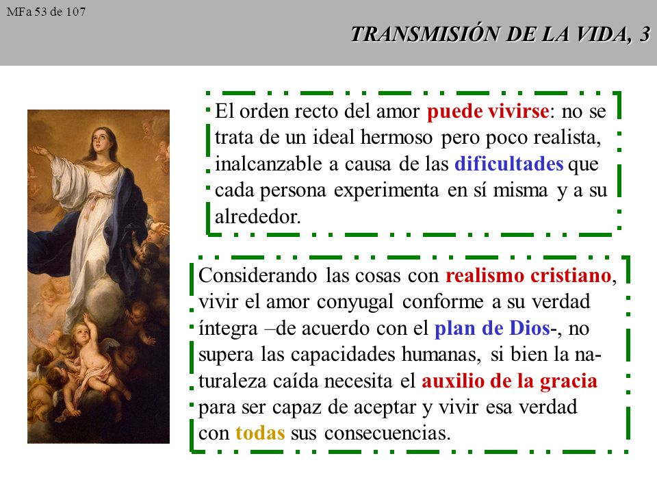El orden recto del amor puede vivirse: no se
