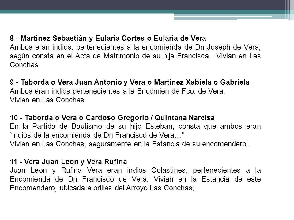 8 - Martinez Sebastián y Eularia Cortes o Eularia de Vera