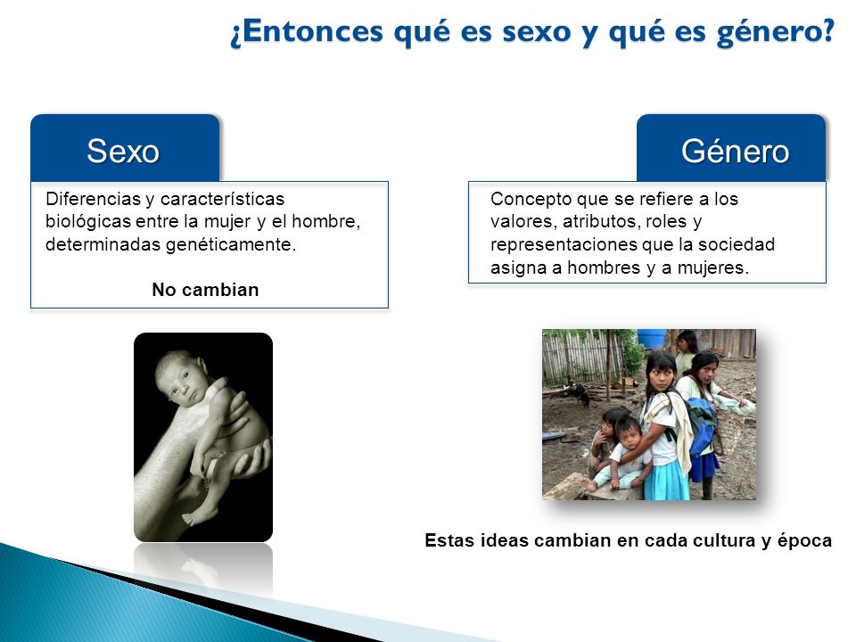 Estas ideas cambian en cada cultura y época