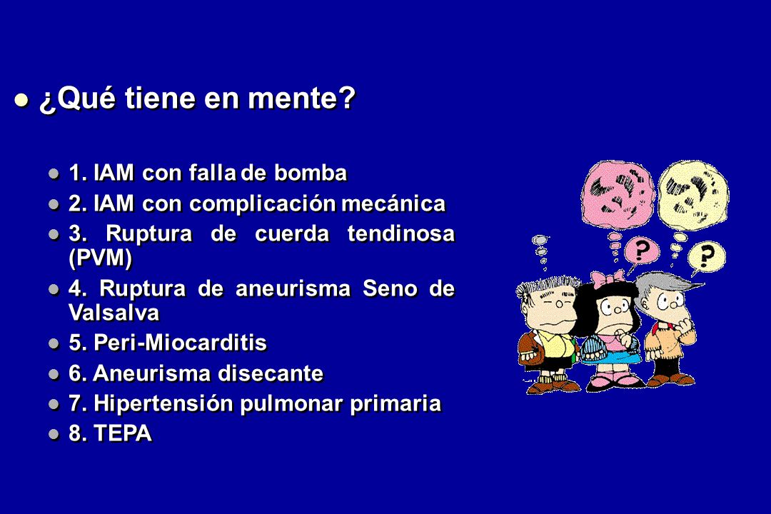 ¿Qué tiene en mente 1. IAM con falla de bomba