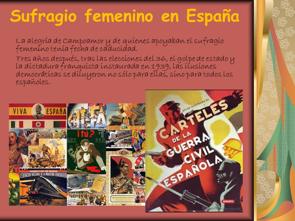 La alegría de Campoamor y de quienes apoyaban el sufragio femenino tenía fecha de caducidad.