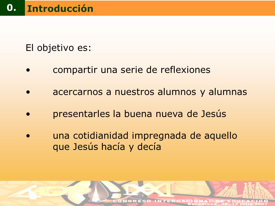 compartir una serie de reflexiones