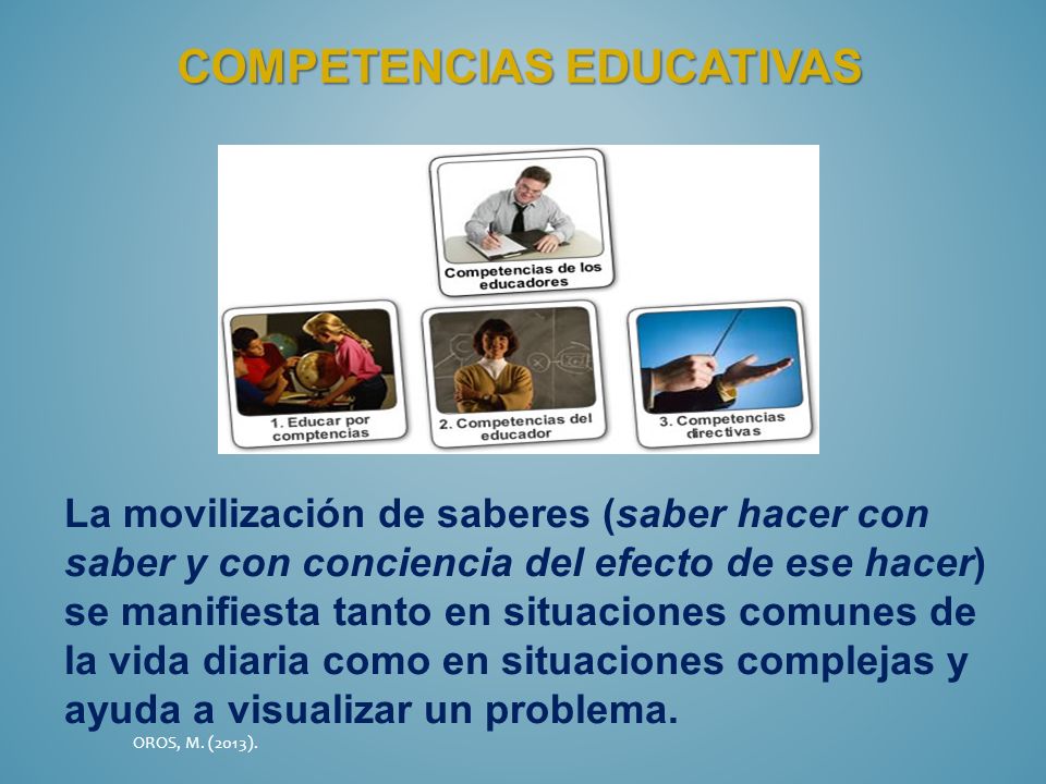 COMPETENCIAS EDUCATIVAS