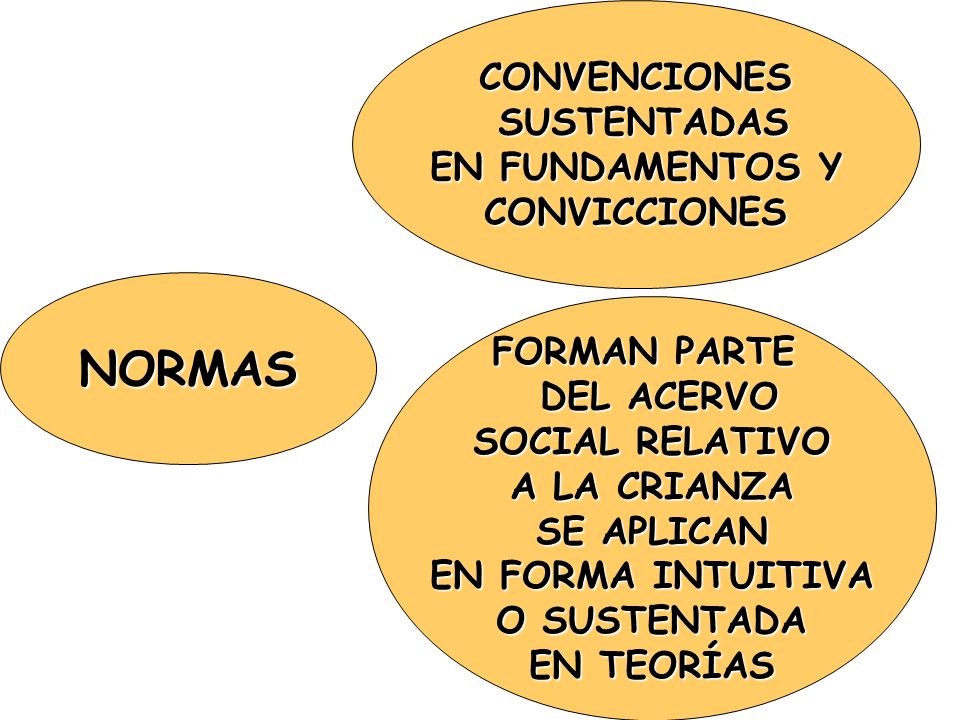 NORMAS CONVENCIONES SUSTENTADAS EN FUNDAMENTOS Y CONVICCIONES