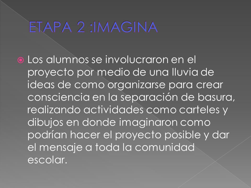 ETAPA 2 :IMAGINA