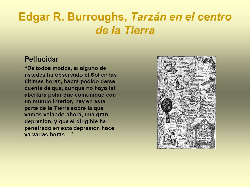 Edgar R. Burroughs, Tarzán en el centro de la Tierra