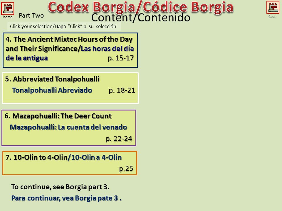 Codex Borgia/Códice Borgia Mazapohualli: La cuenta del venado