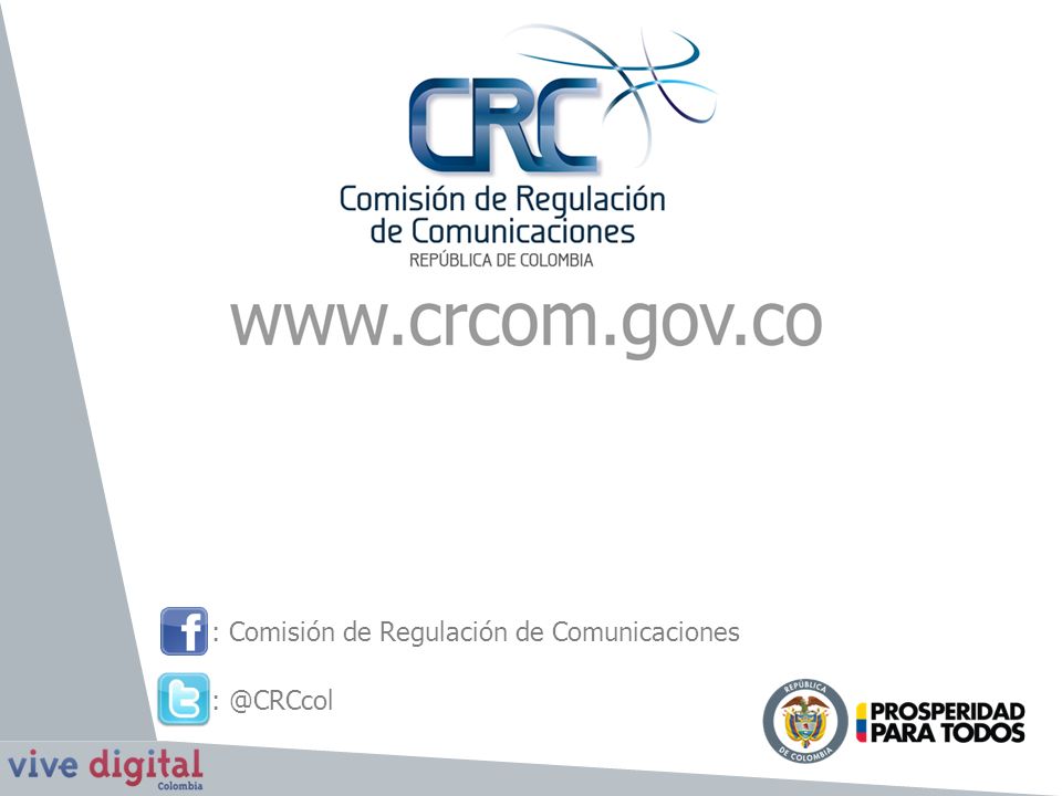 : Comisión de Regulación de Comunicaciones