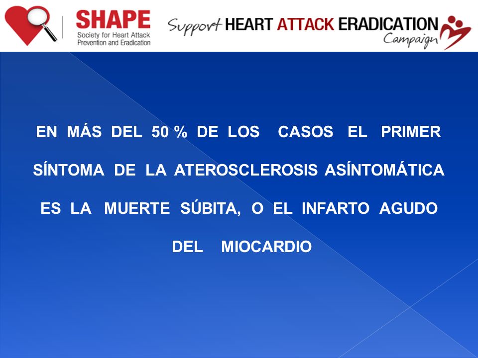 EN MÁS DEL 50 % DE LOS CASOS EL PRIMER