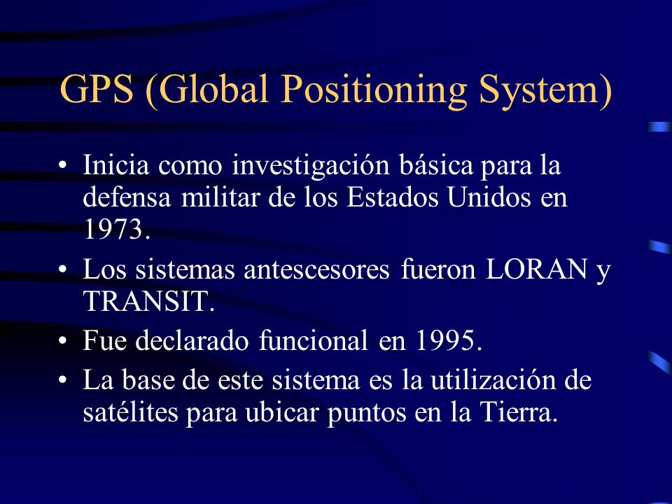 GPS (Global Positioning System)