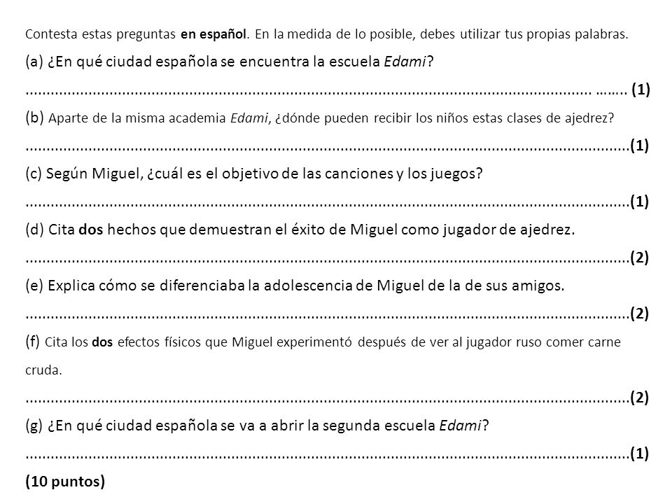 (a) ¿En qué ciudad española se encuentra la escuela Edami