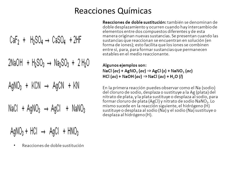 Reacciones Químicas