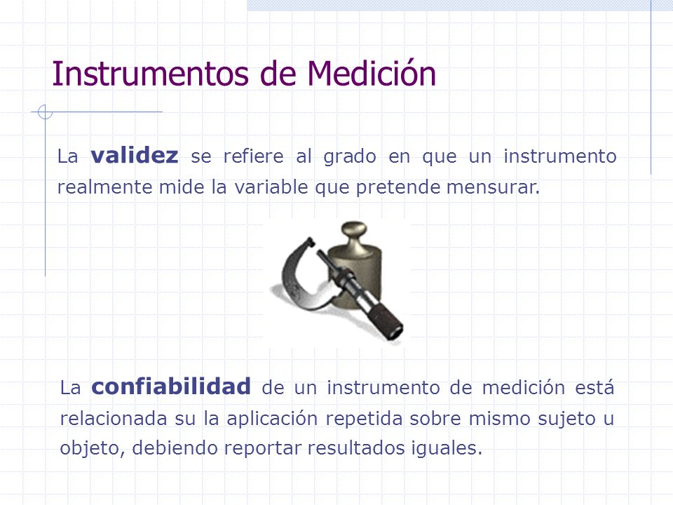 Instrumentos de Medición