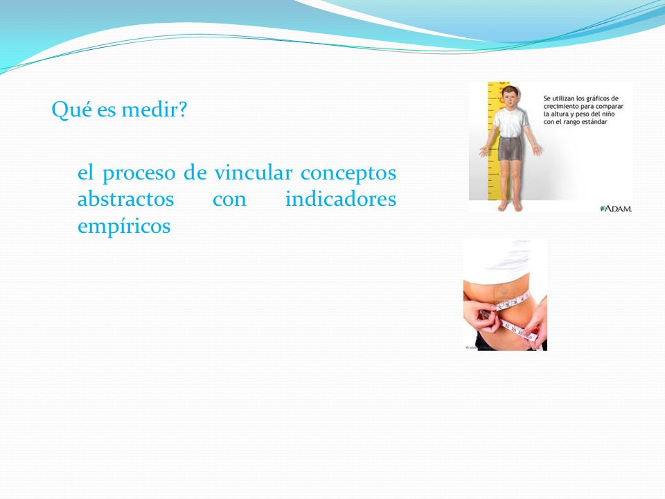 Qué es medir el proceso de vincular conceptos abstractos con indicadores empíricos