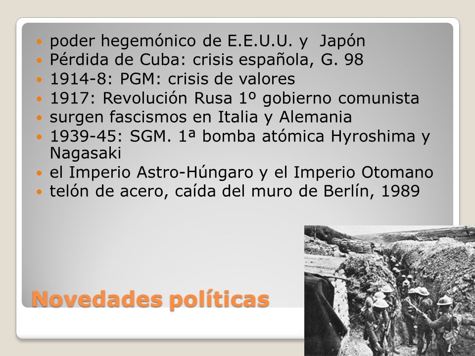 Novedades políticas poder hegemónico de E.E.U.U. y Japón