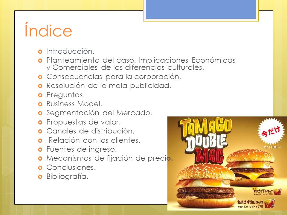 Índice Introducción. Planteamiento del caso. Implicaciones Económicas y Comerciales de las diferencias culturales.