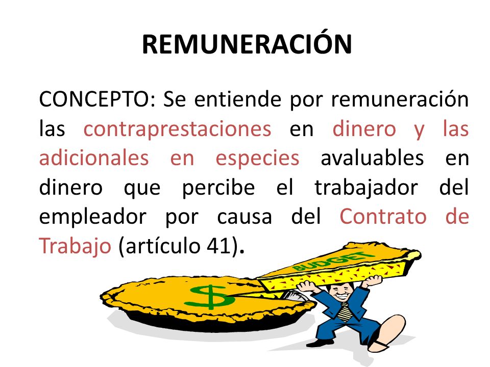 REMUNERACIÓN