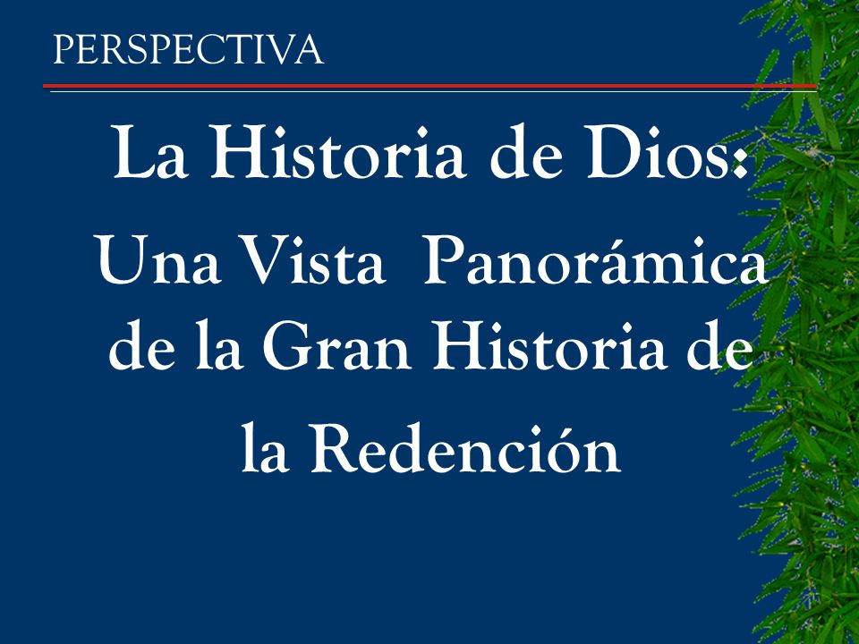 Una Vista Panorámica de la Gran Historia de