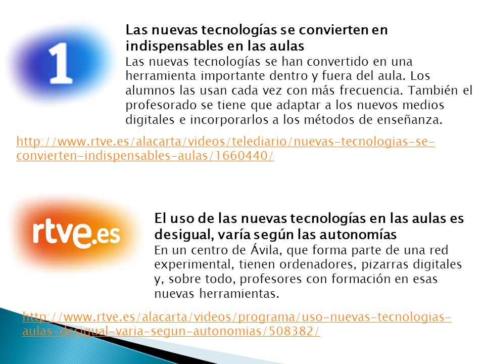 Las nuevas tecnologías se convierten en indispensables en las aulas