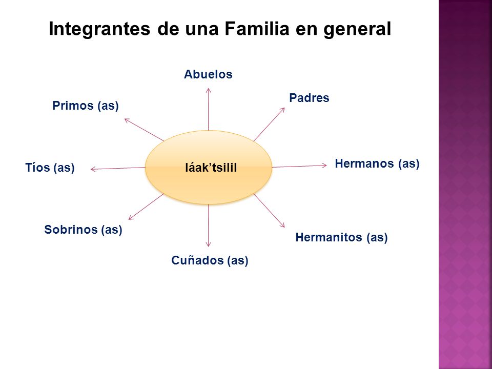 Integrantes de una Familia en general