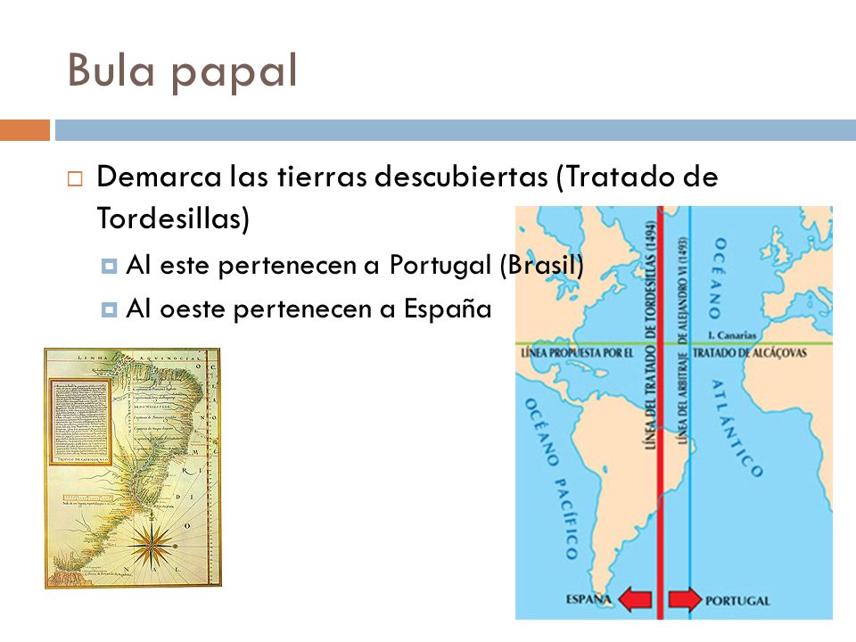 Bula papal Demarca las tierras descubiertas (Tratado de Tordesillas)