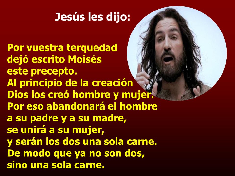 Jesús les dijo:
