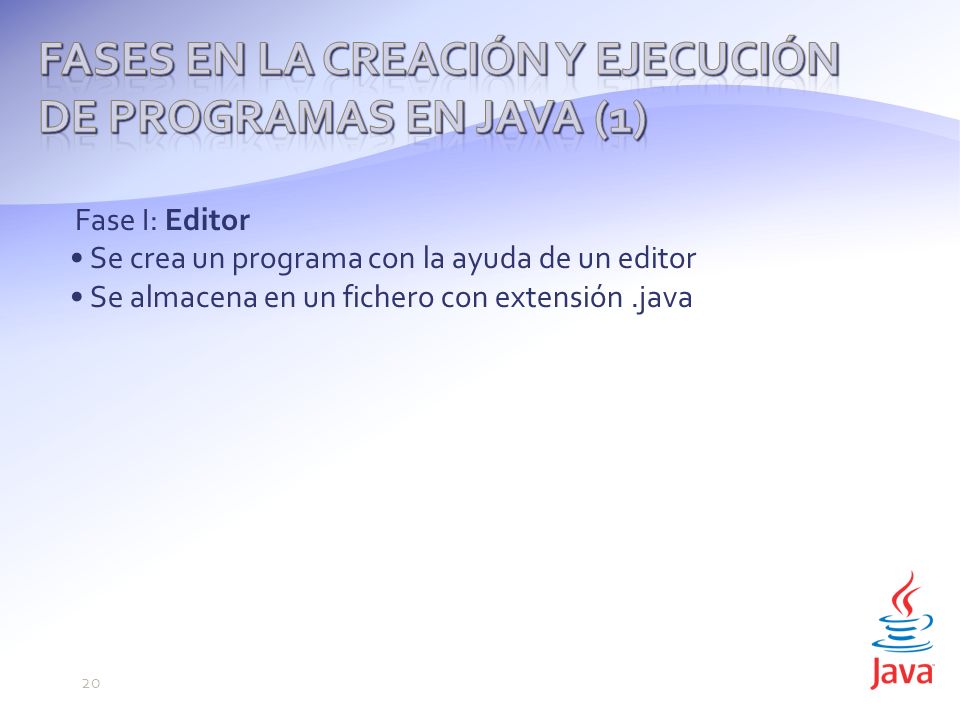 Fases en la creación y ejecución de programas en Java (1)