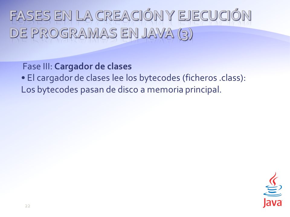 Fases en la creación y ejecución de programas en Java (3)