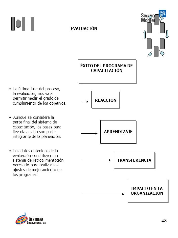 = EVALUACIÓN. ÉXITO DEL PROGRAMA DE. CAPACITACIÓN. La última fase del proceso, la evaluación, nos va a.