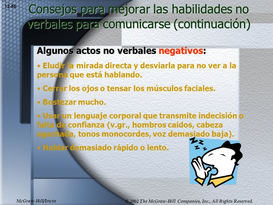Consejos para mejorar las habilidades no verbales para comunicarse (continuación)