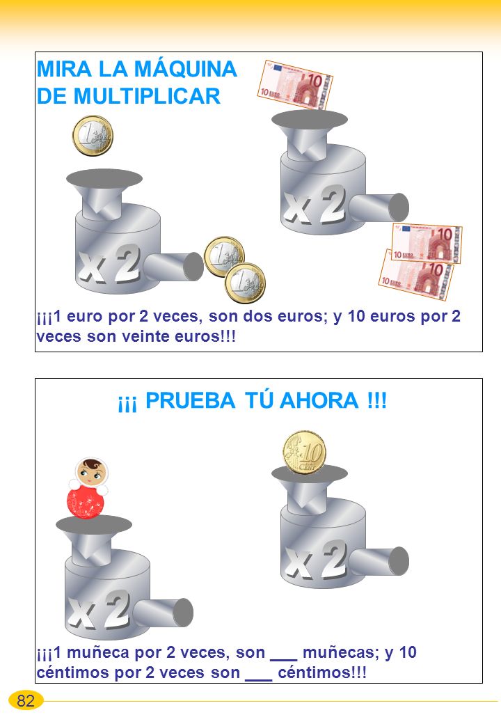 x2 x2 x2 x2 MIRA LA MÁQUINA DE MULTIPLICAR ¡¡¡ PRUEBA TÚ AHORA !!!