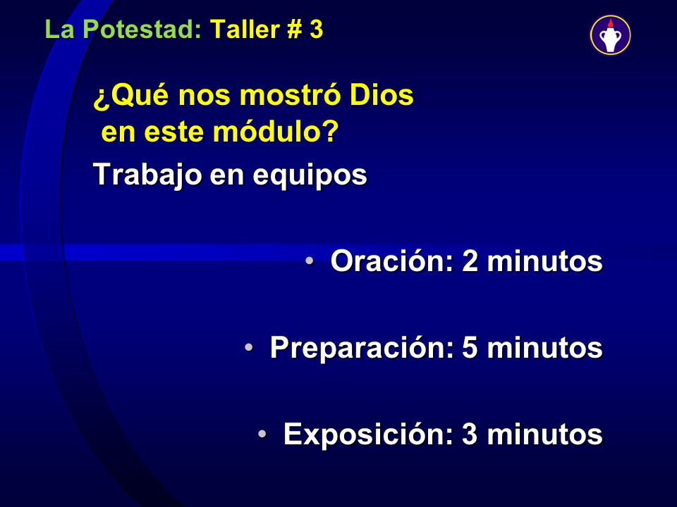 ¿Qué nos mostró Dios en este módulo Trabajo en equipos