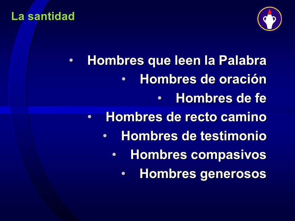 Hombres que leen la Palabra Hombres de oración Hombres de fe