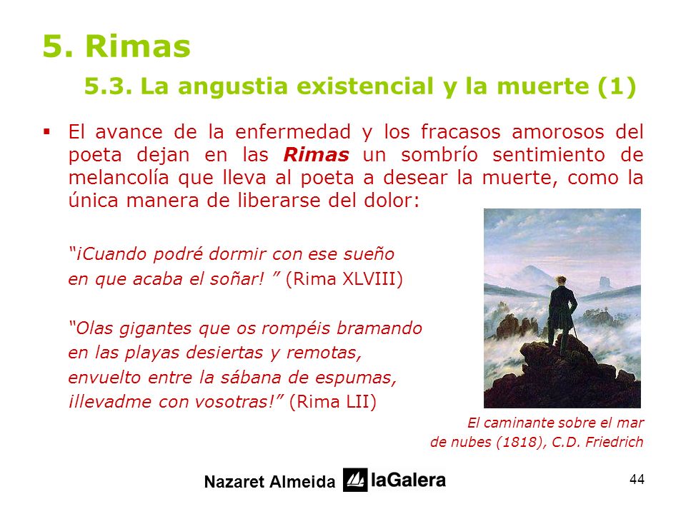 5. Rimas 5.3. La angustia existencial y la muerte (1)