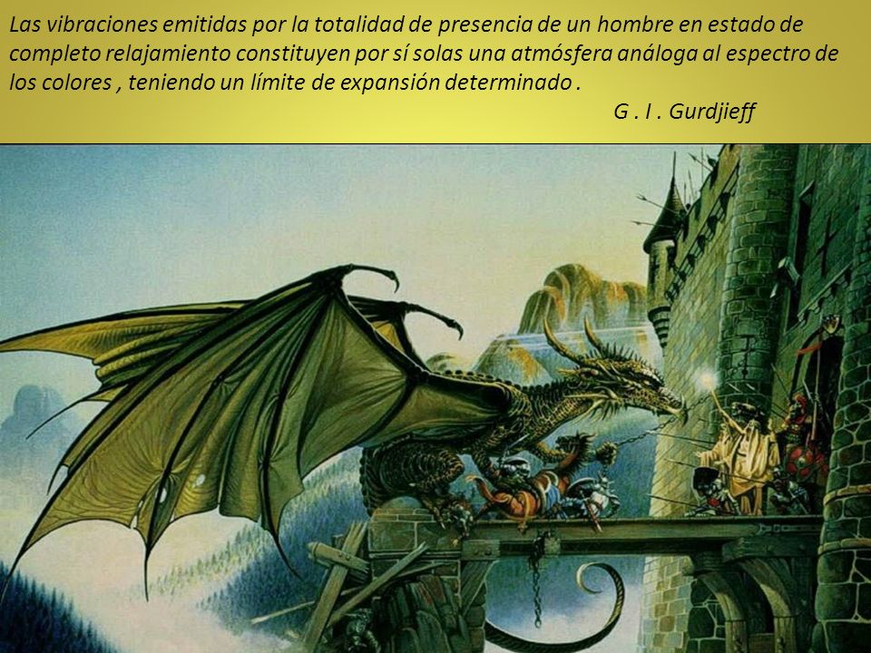 Las vibraciones emitidas por la totalidad de presencia de un hombre en estado de completo relajamiento constituyen por sí solas una atmósfera análoga al espectro de los colores , teniendo un límite de expansión determinado .