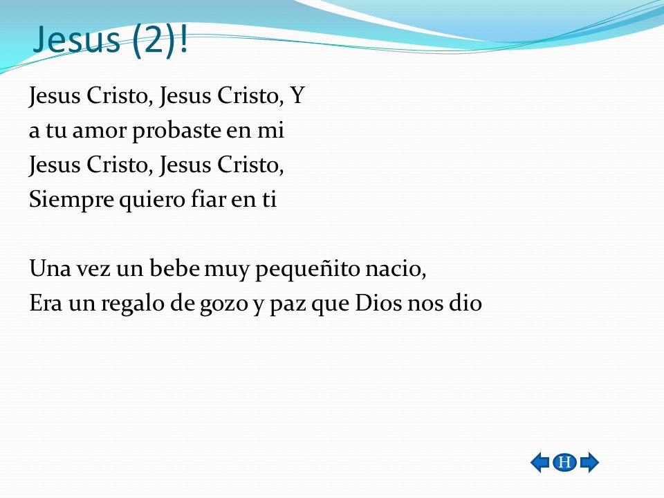 Jesus (2)!