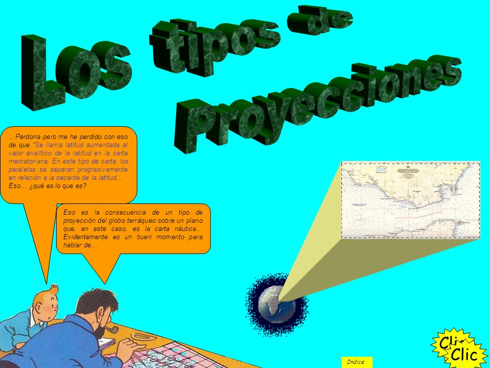 Proyecciones Los tipos de Clic Clic