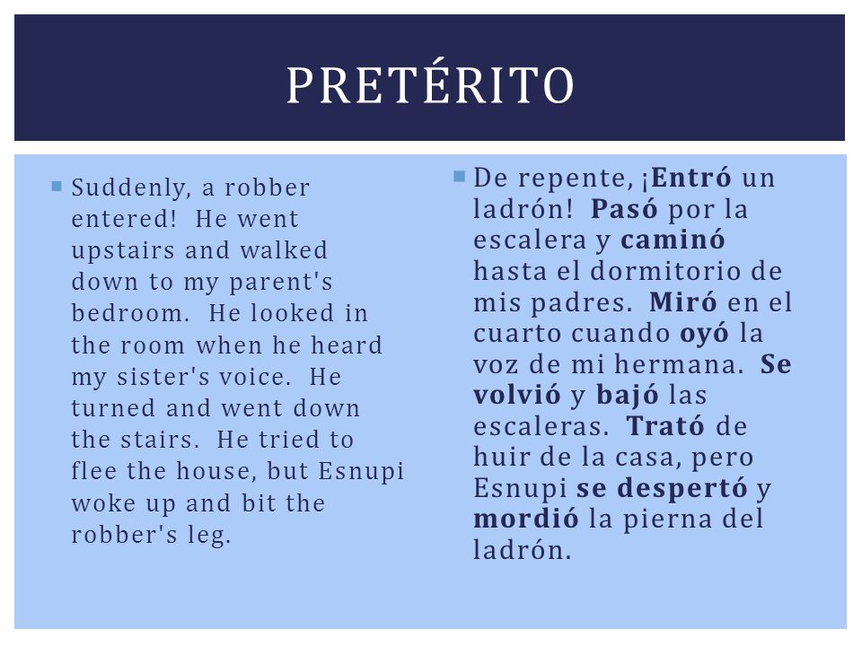 pretérito