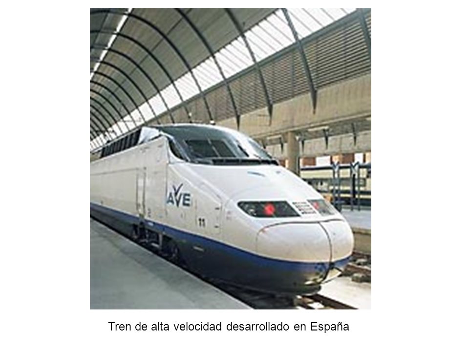 Tren de alta velocidad desarrollado en España