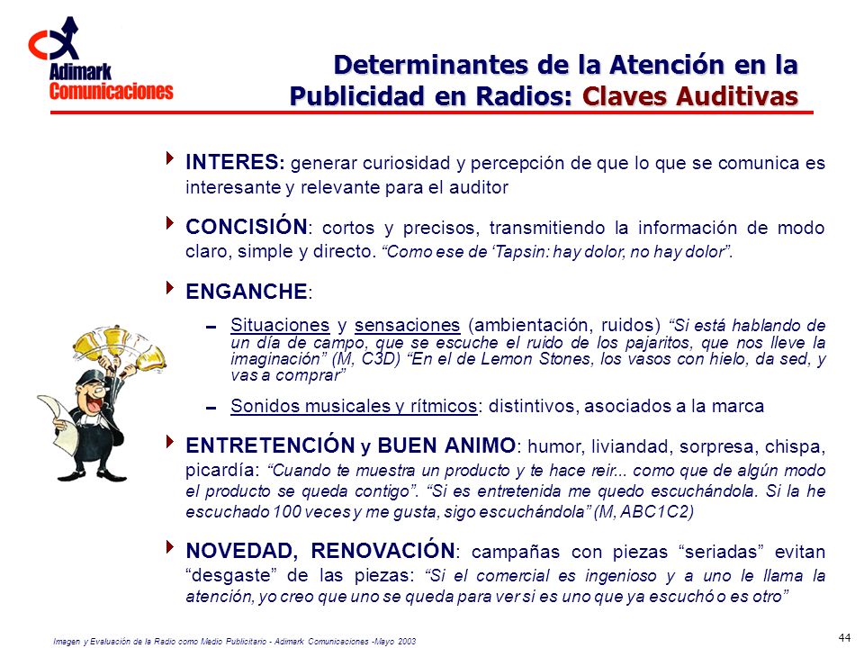 Determinantes de la Atención en la Publicidad en Radios: Claves Auditivas