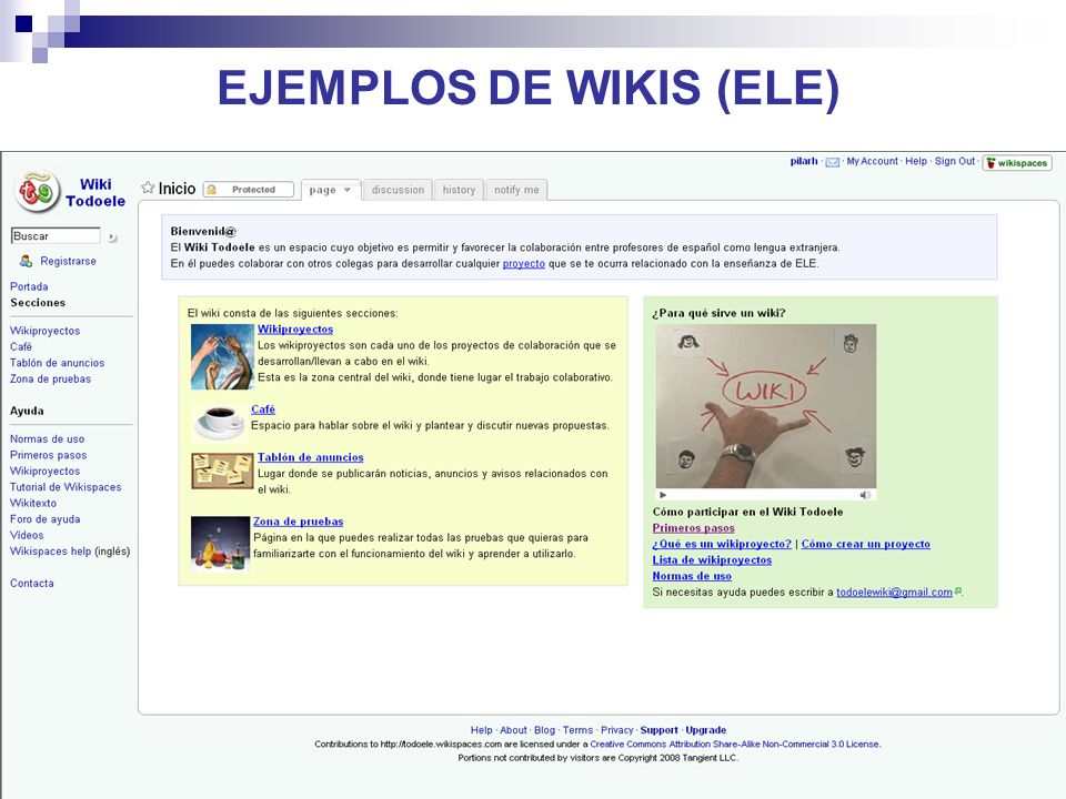 EJEMPLOS DE WIKIS (ELE)