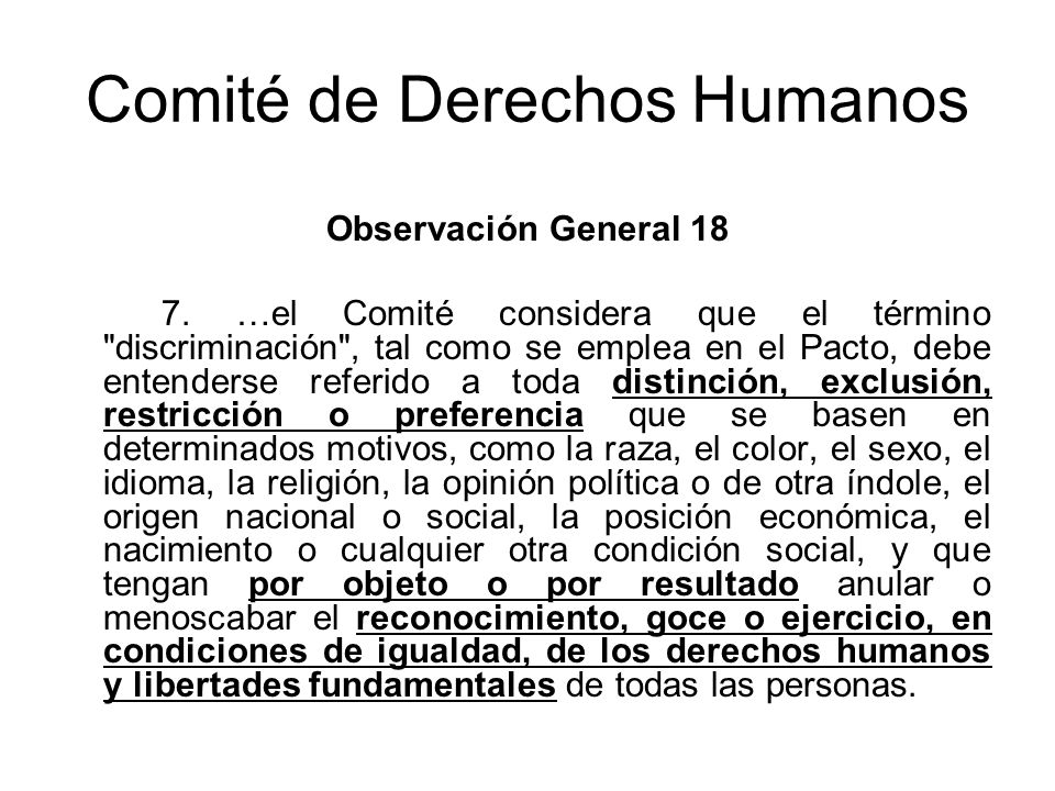 Comité de Derechos Humanos