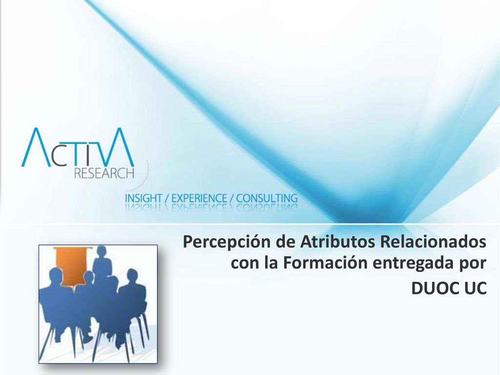 Percepción de Atributos Relacionados con la Formación entregada por
