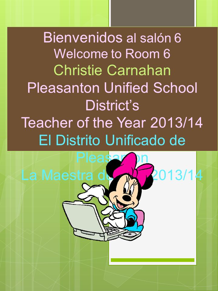 Pleasanton Unified School District’s Teacher of the Year 2013/14
