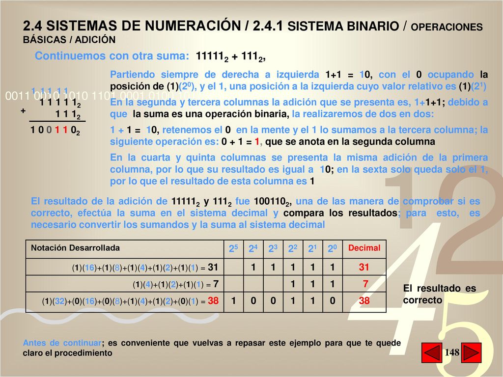 2. 4 SISTEMAS DE NUMERACIÓN / 2. 4